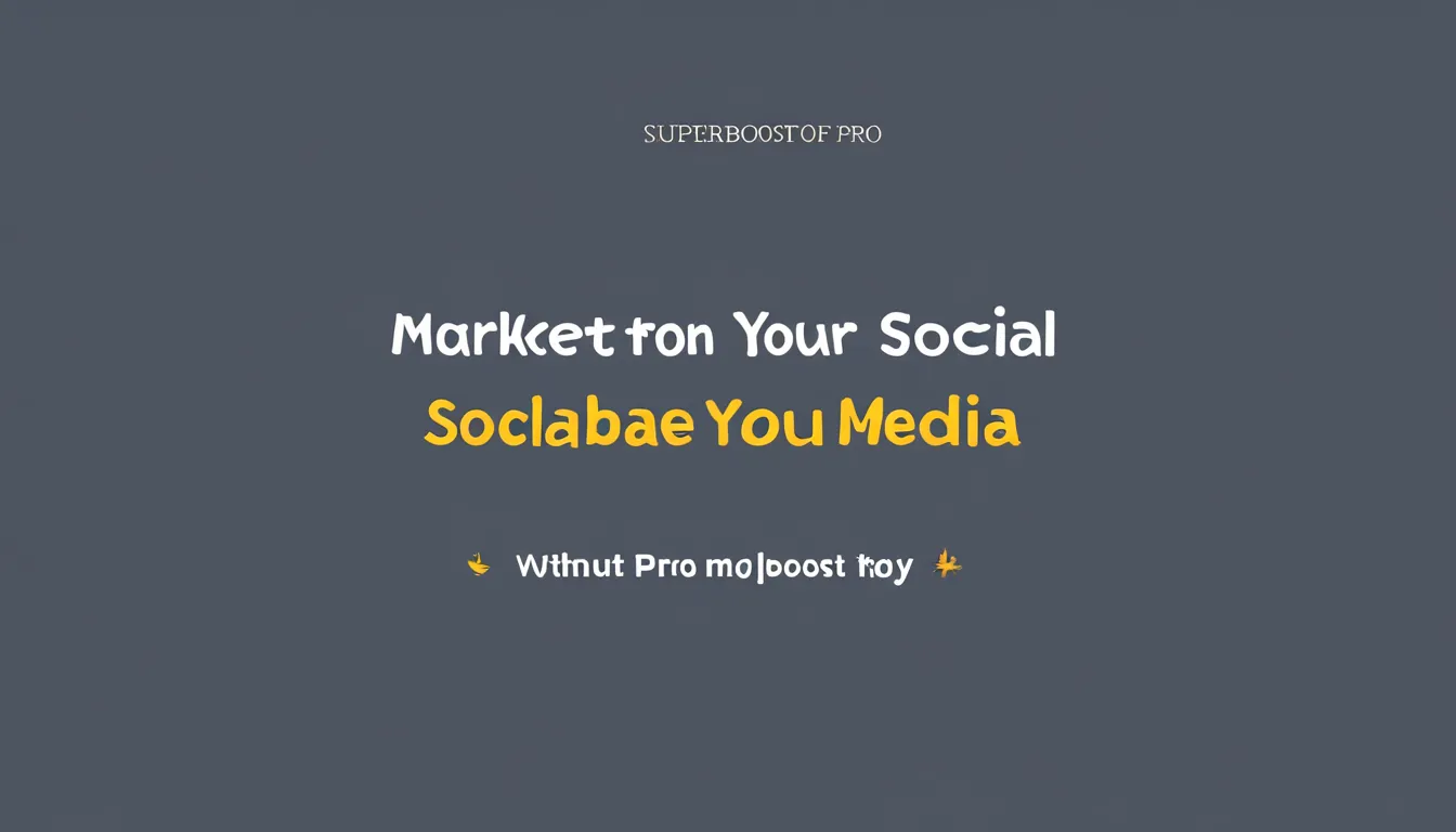 Supercharge Your Social Media with SocialBoost Pro